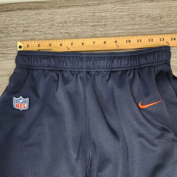 Chicago Bears Nike Official NFL Shield Logo Navy Dri Fit Onfield Pants Size M - Picture 7 of 13